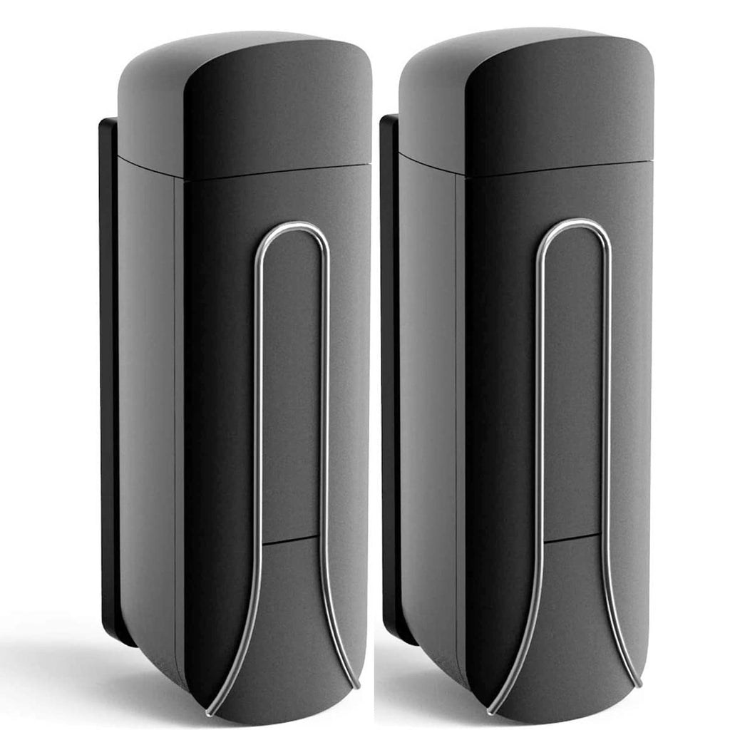 AUMIO Shampoo Dispenser Shampoo and Conditioner Dispenser, Wall Mount Soap Dispenser, 2x350ml Shampoo Conditioner Body Wash disp