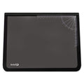 Logo Pad Desktop Organizer With Clear Overlay, 24 X 19, Black