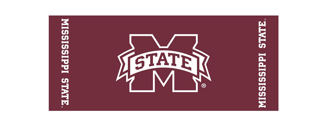 Collegiate Kwik-Covers Rectangle Plastic Table Covers, Bundle Of 2 (Mississippi State University, 6')