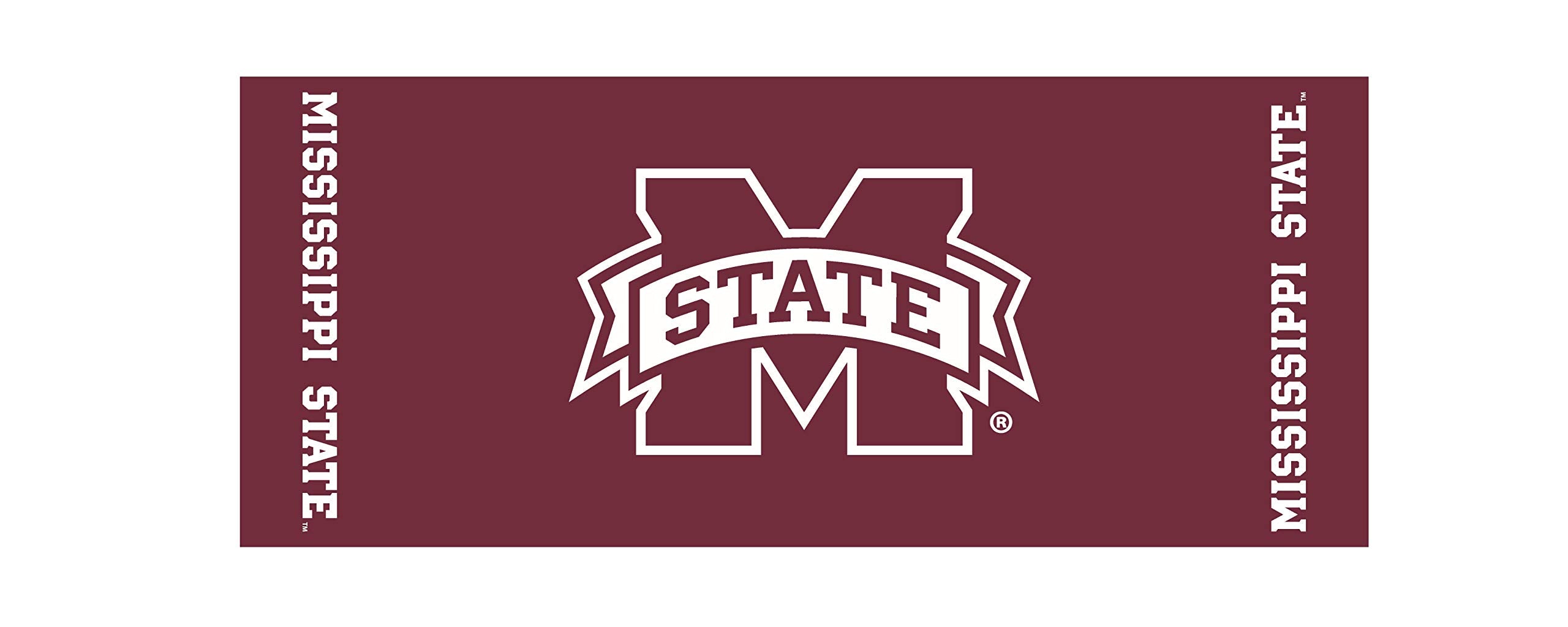 Collegiate Kwik-Covers Rectangle Plastic Table Covers, Bundle Of 2 (Mississippi State University, 6')