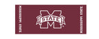 Collegiate Kwik-Covers Rectangle Plastic Table Covers, Bundle Of 2 (Mississippi State University, 8')
