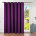 Bgment Fashion Sliding Door Curtain 120 X 96 Inches, Wide Thermal Blackout Curtains Room Darkening Room Divider Window Curtain, 1 Panel, Purple, 96 Length X Wide 120
