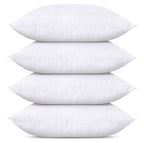 Utopia Bedding Throw Pillows (Set Of 4, White), 12 X 16 Inches Pillows For Sofa, Bed And Couch Decorative Stuffer Pillows