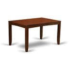 East West Furniture LYFD5-ESP-W Lynfield 5 Piece Dinette Set for 4 Includes a Rectangle Table with Butterfly Leaf and 4 Dining Room Chairs, 36x66 Inch