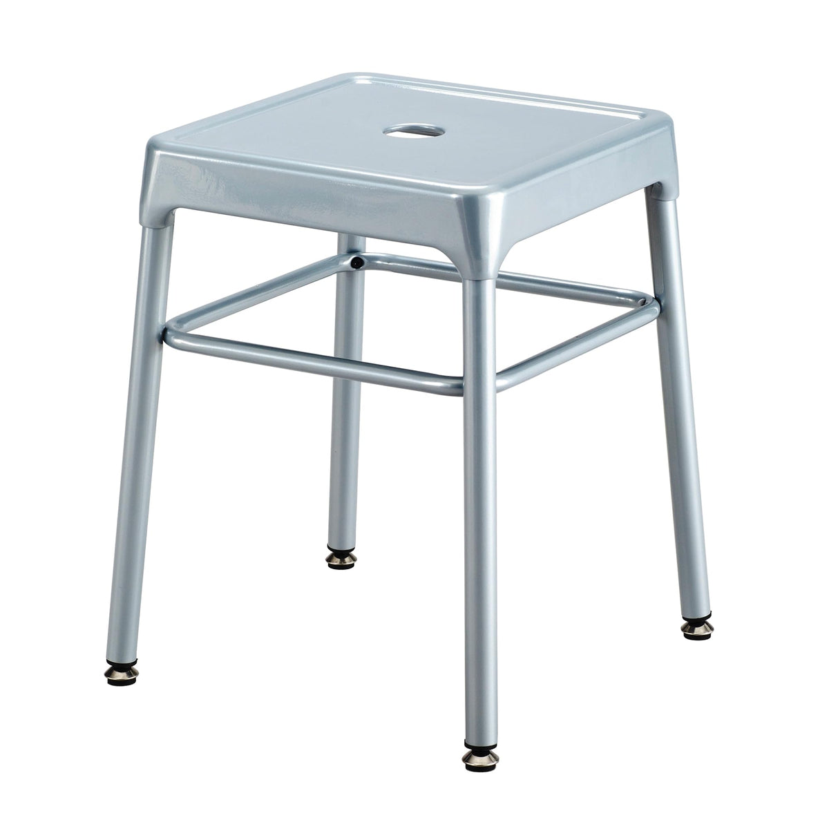 Safco Products Steel Stool Standard Height, Silver