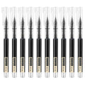 Writech Rolling Ball Pens Quick Dry Ink 0.5 Mm Extra Fine Point Pens 10 Pcs Liquid Ink Pen Rollerball Pens Black Color