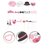 Paris Photo Props Paris Party Photo Booth Props Kit Paris Themed Decoration French Photo Booth Props, Eiffel Tower, Oh La La Par