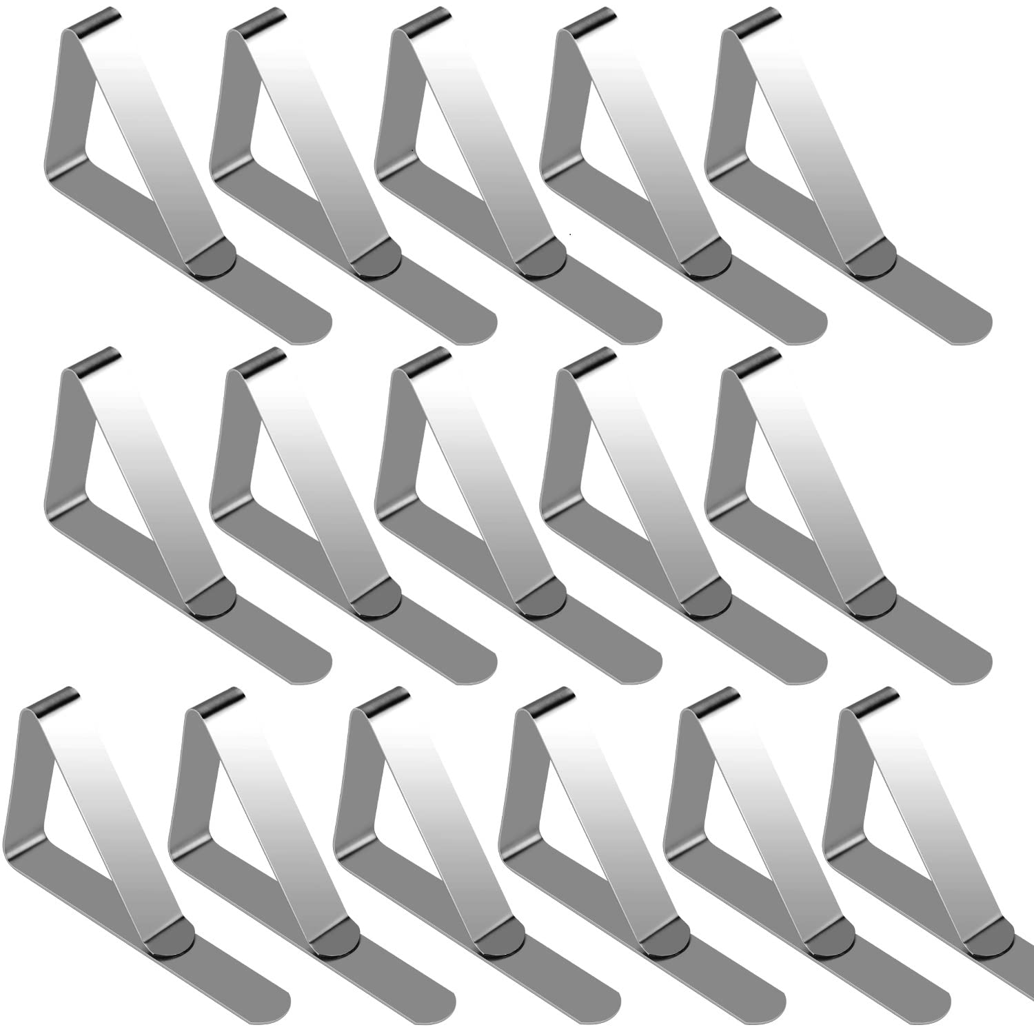 16Pcs Large Picnic Tablecloth Clips For Outdoor Tables, Premium Table Cloth Clip Holders, Thick Picnic Table Clips For Dining Tables Metal Table Cloth Holding Clip Cover Clamps For Tablecloths Hahayoo