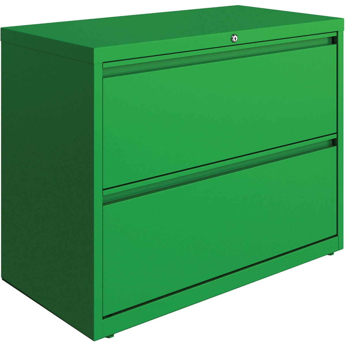 Lorell Fortress Steel Lateral File - 36&quot; x 18.6&quot; x 28&quot; - 2 x Drawer(s) for File - Letter, Legal, A4