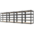 REIBII 72'' H Garage Shelving Heavy Duty Shelves for Storage 2000LBS Garage Storage Shelves Adjustable 5 Tier Metal Storage Shel