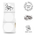 Thermal Labels,2 Inch Transparent Color Round Thermal Printer Stickers,Self-Adhesive Round Direct Thermal Labels,Thermal Sticker
