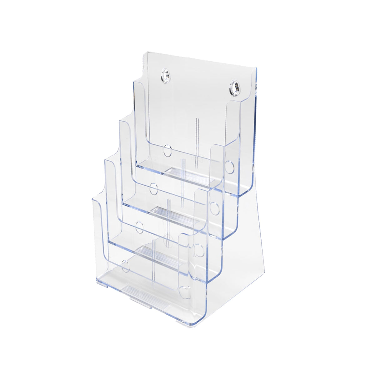 Wholesale CASE of 5 - Deflect-O 4-Tier Magazine Size Literature Holder-Literature Holder, 4-Tier Magazine, 9-1/4&quot;x7&quot;x13-1/2&quot;, CL