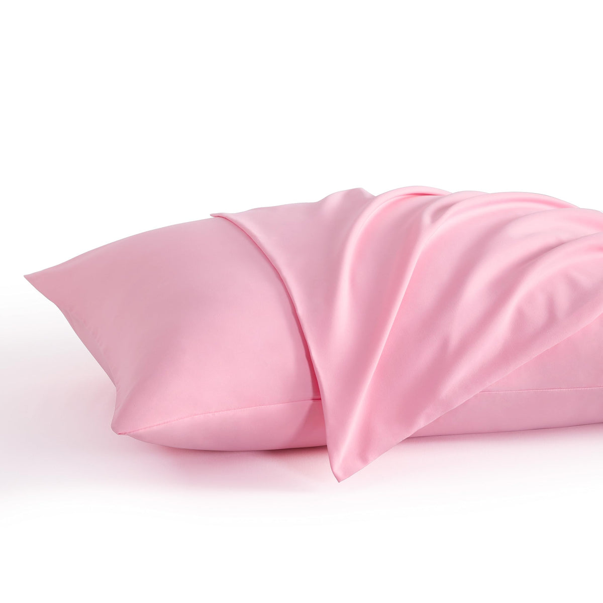 Ntbay King Pillow Cases Set Of 2, 2 Pack Brushed Microfiber 20X40 Pillow Cases, Soft, Wrinkle, Fade, Stain Resistant Pink Pillow
