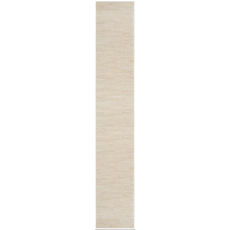 Nourison Essentials Indoor/Outdoor Ivory Beige 2'2' X 16 Area Rug, Easy Cleaning, Non Shedding, Bed Room, Living Room, Dining R