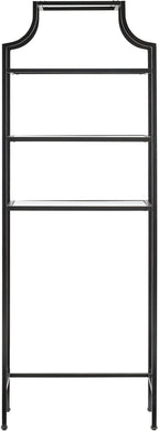 Crosley Furniture Aimee Over The Toilet Storage And Bathroom Organizer With Shelves, Oil Rubbed Bronze