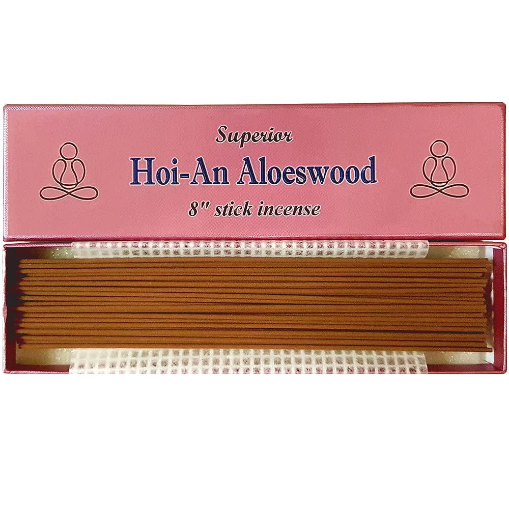 [Bosen_] Superior Grade Vietnamese Hoi-an (Jinko) Aloeswood - 8 Stick Incense - 100% Natural - G055Sr