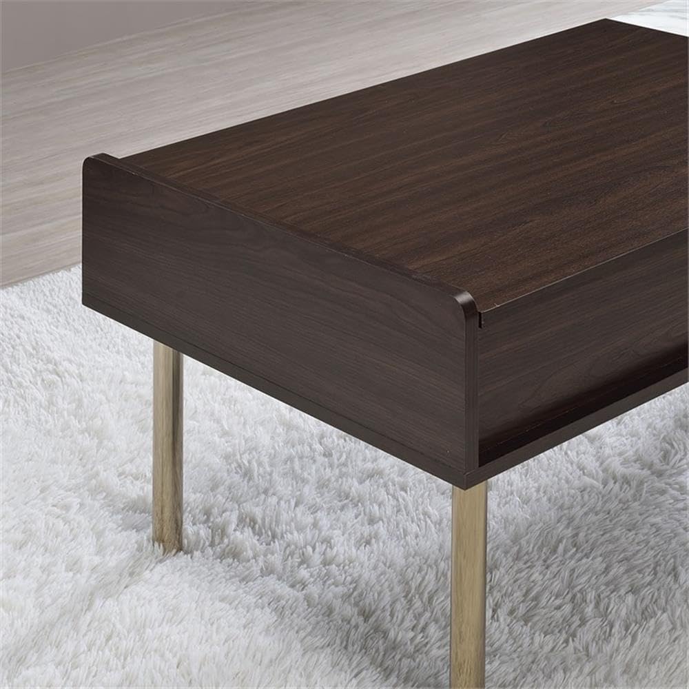 Steve Silver Carrie Walnut Finished Wood 3-Piece Occasional Set