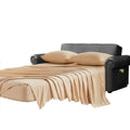 Kingnex Striped Sofa Bed Sheets Queen For Sleeper Sofa Bed Soft Double Brushed 4 Piece Bedding Pillowcase Set (60'X74'X6') Be