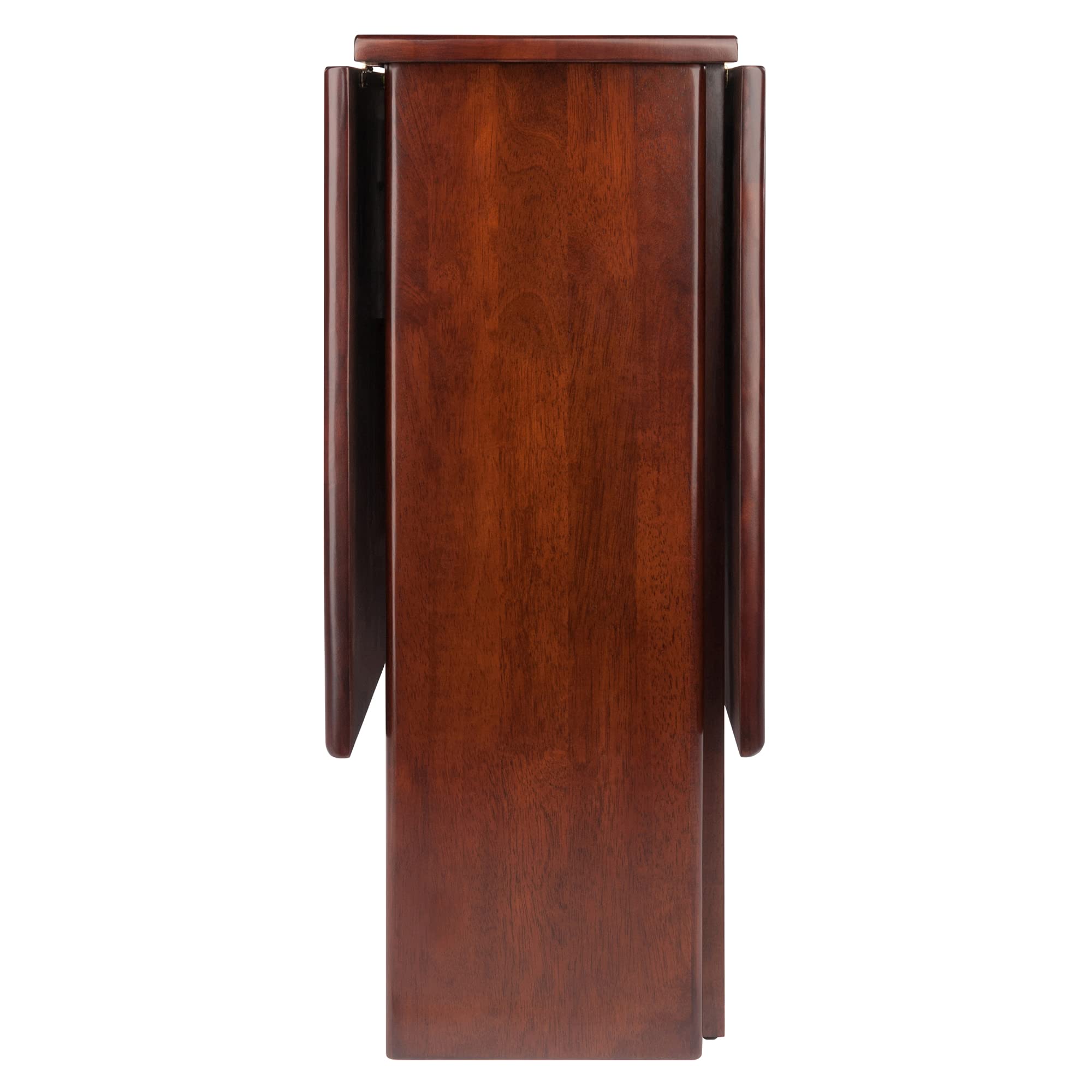 Winsome Wood Clara Double Drop Leaf Dining Table, Walnut