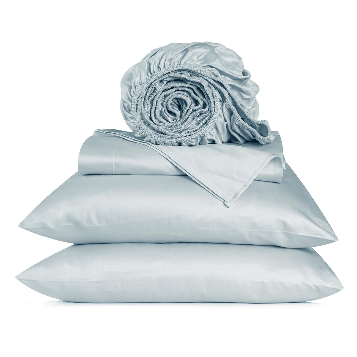Urbanhut 800 Thread Count Queen Size Sheets Egyptian Cotton, Long Staple Sheets, Soft & Breathable, 4 Pc Bed Sheet Sets For Quee