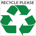 Rogue River Tactical Sticker Green Recycle Bin Decal Stickers Trash Can Indoor Outdoor Home Office