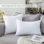 Miulee Throw Pillow Insert Premium Pillow Stuffer Sham Square For Decorative Cushion Bed Couch Sofa 26X26 Inch
