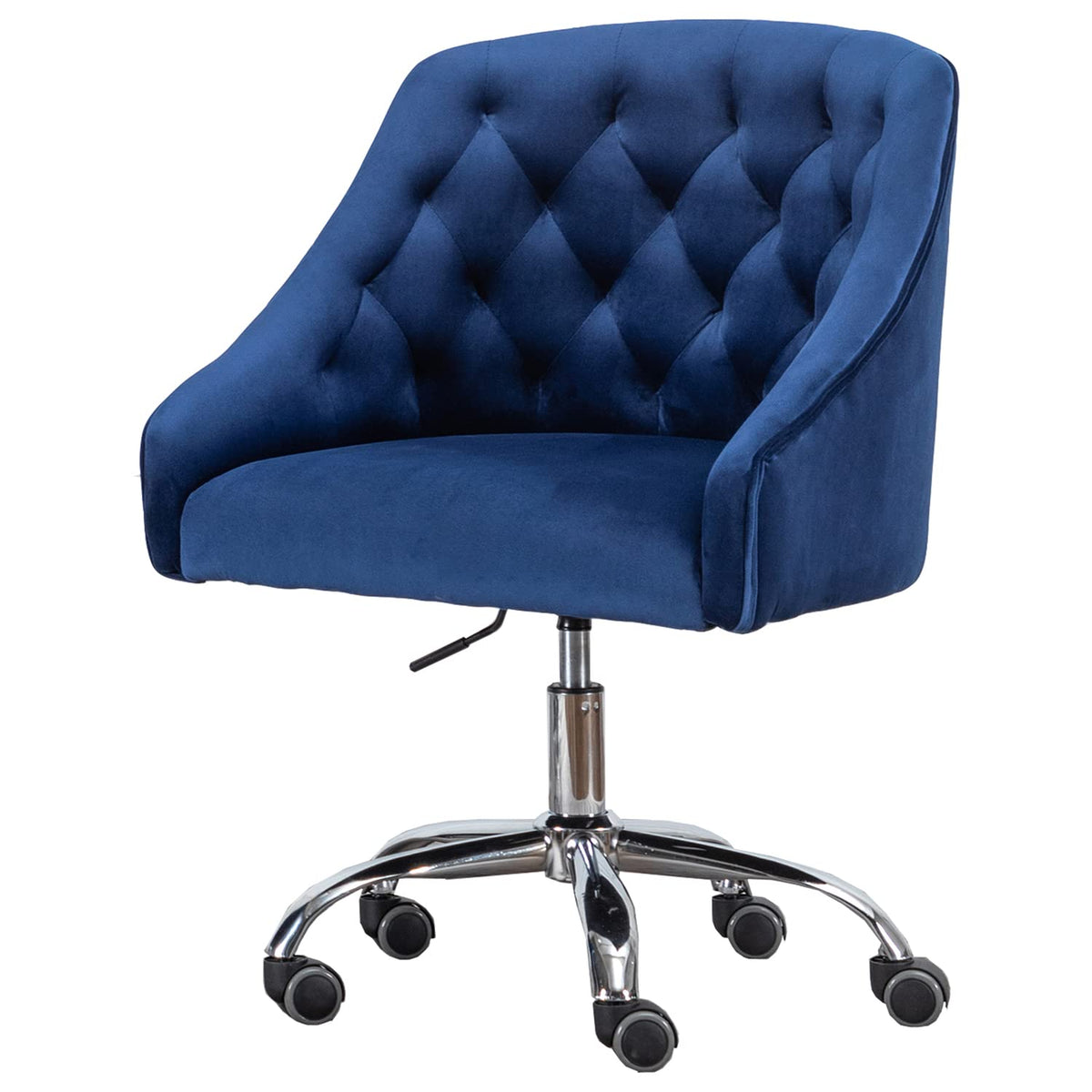 Best Master Furniture Silver Swivel And Adjustable Office Chair Blue