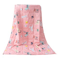 Sivio Kids Weighted Blanket, 3Lbs, 36 X 48 Inches, 100% Natural Cotton Heavy Blanket For Kids And Teens, Pink Cat
