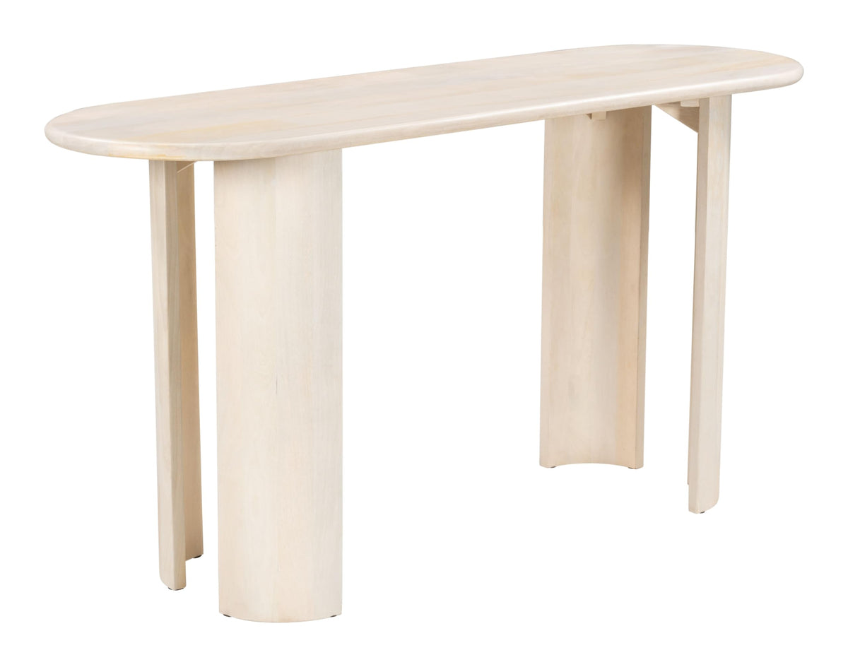 Zuo Risan Console Table Natural