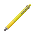 Uni Jetstream Multi Pen 4 And 1, 0.5Mm Ballpoint Pen (Black, Red, Blue, Green) And 0.5Mm Mechanical Pencil, Lemon Yellow (Msxe51