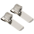 Patikil Pen Holder Clips, 2Pcs Metal Vertical Portable Single Spring Loop Pencil Organizer For Office Business Pocket Notebook C
