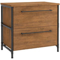 Sauder Iron City Lateral File, Checked Oak Finish