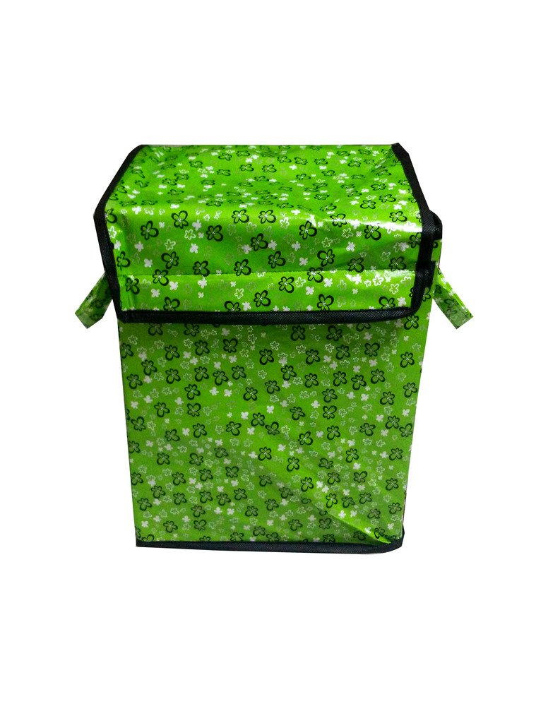 Homefab India MultiPurpose, Light Weight, Foldable Laundry Basket Cum Kids Toy Storage  38 cm Height, Multicolor