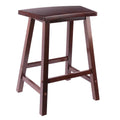 Winsome Katashi Fan Shape Counter Stool, Walnut, 24