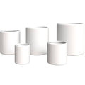 Tundra Series Poly Stone Planter Set in White