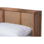 Baxton Studio Rina Platform Bed, Queen, Ash Walnut (159-9814-9815HT)