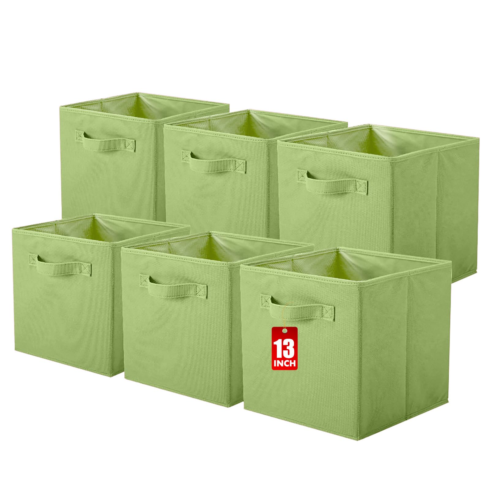 ShellKingdom Storage Bins, Foldable Fabric Storage Cubes And Cloth Storage Organizer Drawer For Closet And Toys Storage, 13 X 13