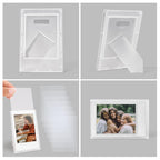 Hiyqin 2X3 Clear Photo Frames - 8 Pack Mini Photo Frames For Fujifilm Instax/Polaroid 3    Film - Instax Mini 12 11 9 8 7S 90 40