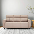 Royaloak Mily Fabric 3 Seater Sofa | 3 Seater Sofa With Tufted Design, Square Armrest & Super Soft Cushions | Durable & LongLas