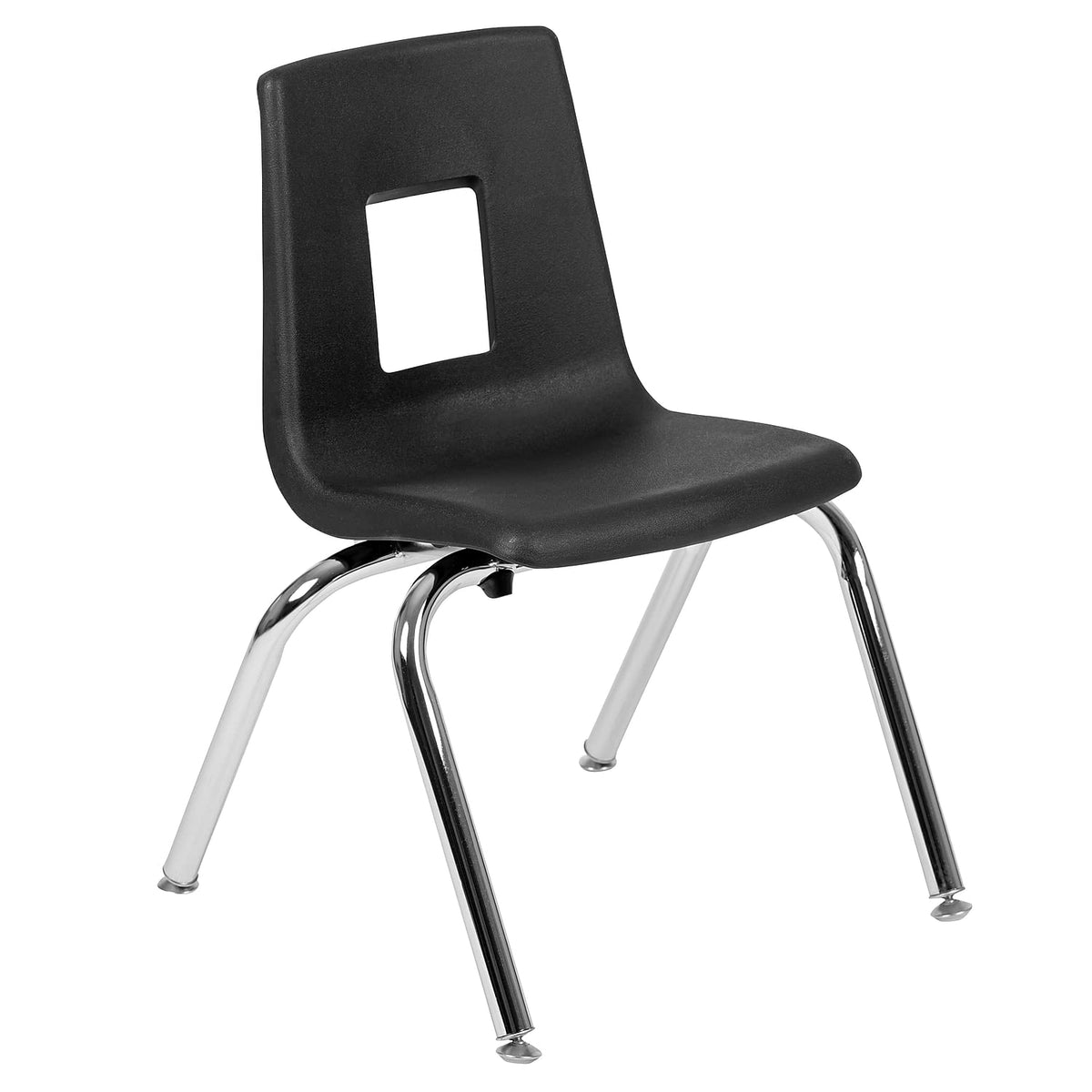 Flash Furniture Mickey Advantage Black Student Stack School Chair - 14-inch