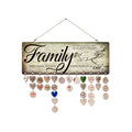 Gifts for Grandma Family Tree Wall Decor Family Birthday Board DIY Wooden Birthday Reminder Calendar Plaque for Home Decor