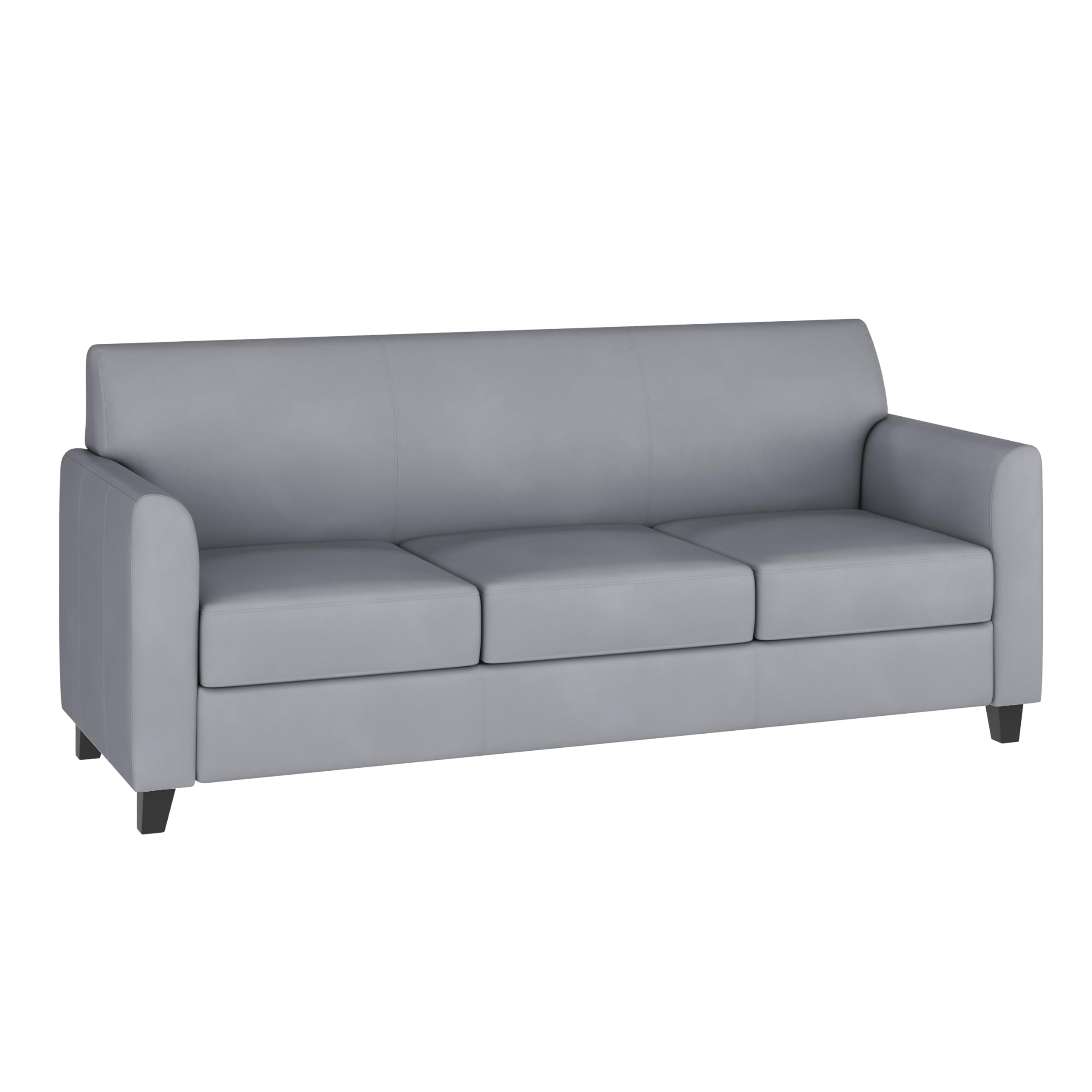 Flash Furniture HERCULES Diplomat Series Gray LeatherSoft Sofa
