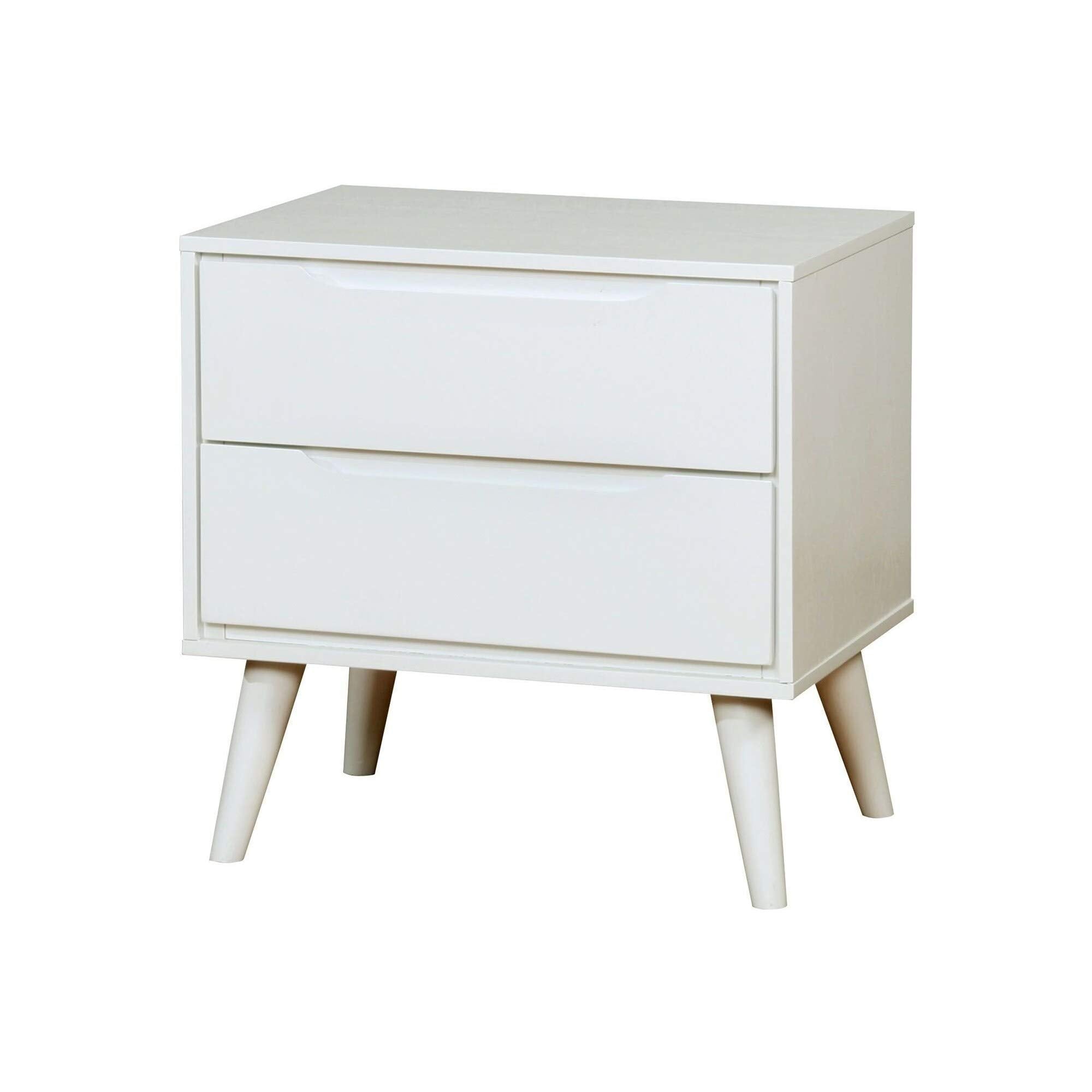 Benjara Nightstand, White