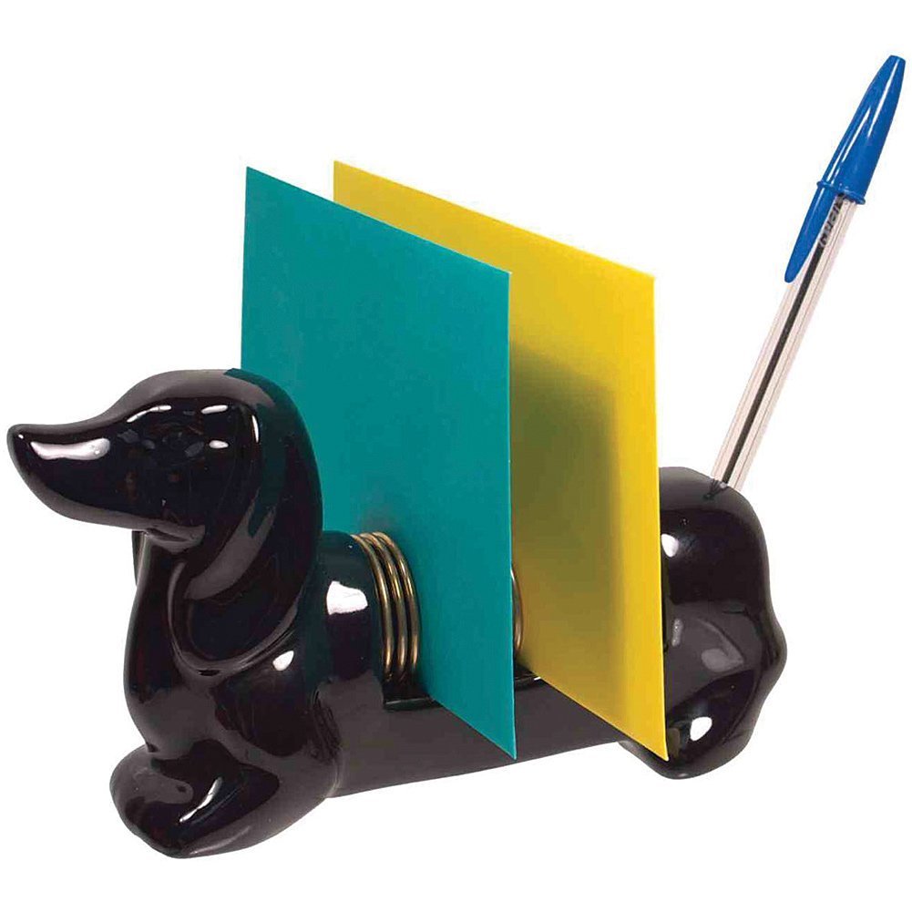 Streamline Imagined Porcelain Dachshund Letter Organizer