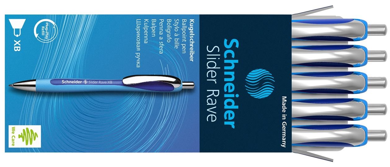 Slider Rave Retractable, Blue