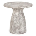 Kosas Home Collins 18' Outdoor Accent Table Light Gray