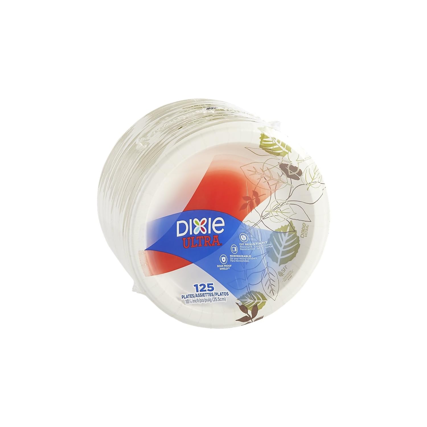 Dixie Pathways Table Ware, 10.13&quot; Diameter, White