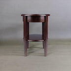 Ergode Wood Stafford End Table | Classic & Contemporary Design | Oyster Gray Finish | Drawer & Shelf | Solid & Composite Wood | 19.9' W x 18.9' D x 22' H (16018-VV) (94217-VV)