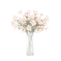2 Pcs Artificial Flowers Plants Calliopsis Silk Flower Arrangements Wedding Bouquets Decorations Plastic Floral Table Centerpiec