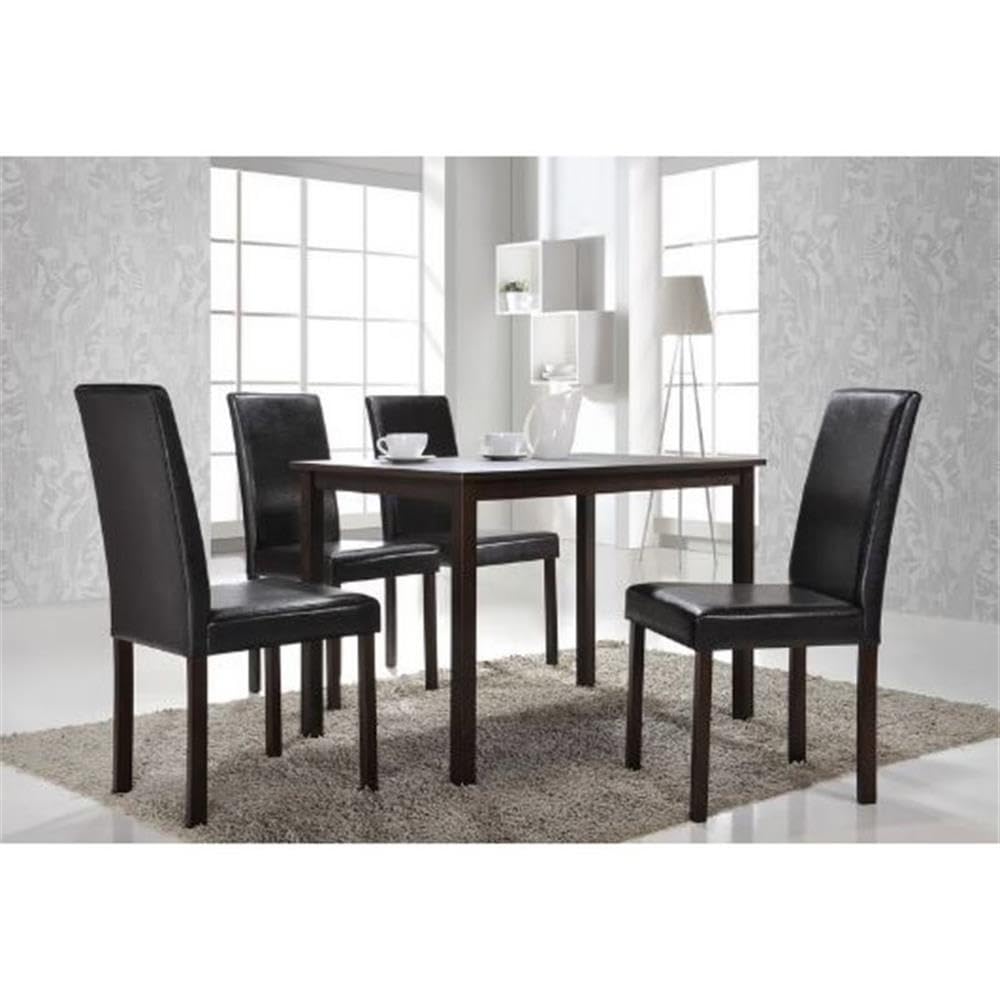 Baxton Studio Andrew 5-Piece Modern Dining Set